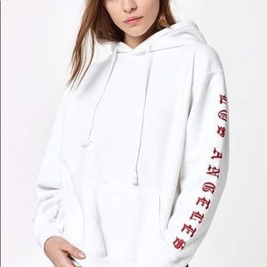 Embroidered Brandy Melville/John Galt Los Angeles Hoodie